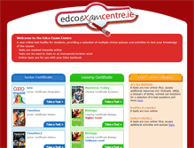 Tablet Screenshot of edcoexamcentre.ie